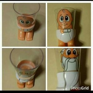 Shot glasses for baby shower or retirement party.